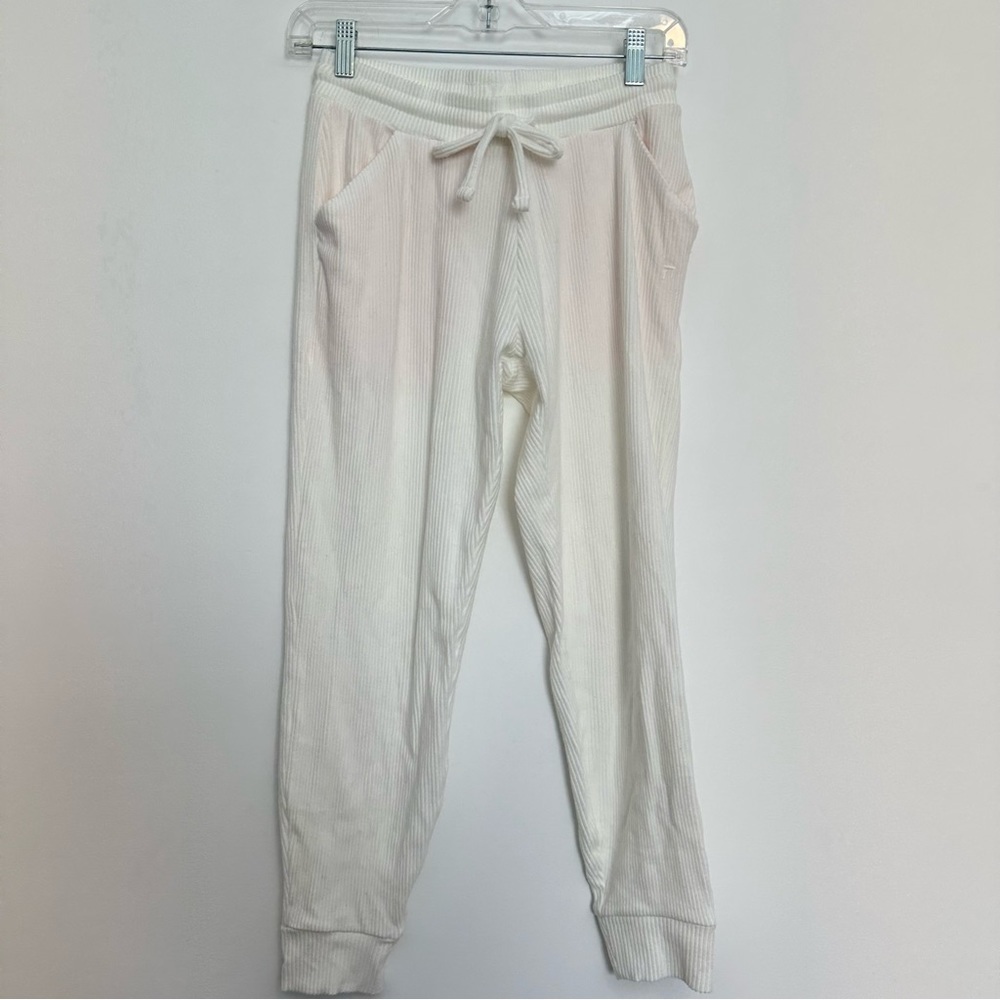 Tommy John white knit cozy jogger lounge pants - Picture 2 of 10